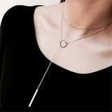 New fashion trendy jewelry copper choker multi layer necklace