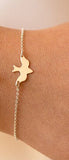 Tiny Peace Dove Bracelet