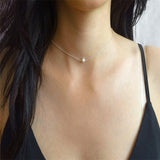 Gold Silver Star Heart Necklace