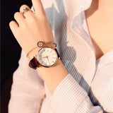 Polygonal dial design women watches