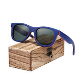 Skateboard Wood Sunglasses by BARCUR