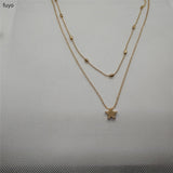 Moon Star Heart Choker Necklace