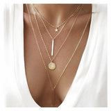KISSWIFE New Vintage Boho Multi-layer Pendant Necklace