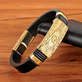 XQNI Genuine Leather Bracelet