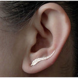 New Fashion Jewelry Leaf Stud Earrings