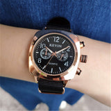 Square Women Watch Magnetic Stainless Steel