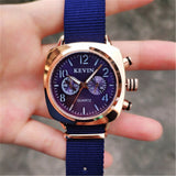 Square Women Watch Magnetic Stainless Steel
