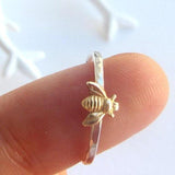 women fashion Cute Women's Little bee Rings