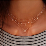 Gold Color Choker Necklace
