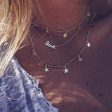 Gold Color Choker Necklace