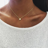 Gold Color Choker Necklace