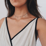 Gold Color Choker Necklace