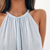 Gold Color Choker Necklace