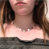 Gold Color Choker Necklace