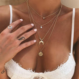 Gold Color Choker Necklace
