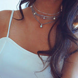 Gold Color Choker Necklace