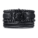 Vintage Rope Braided Multilayer Leather Bracelet