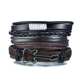 Vintage Rope Braided Multilayer Leather Bracelet