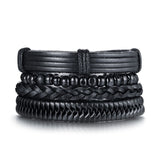 Vintage Rope Braided Multilayer Leather Bracelet
