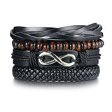 Vintage Rope Braided Multilayer Leather Bracelet