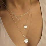 2019 Fashion Sequins Multi Layer long Necklaces